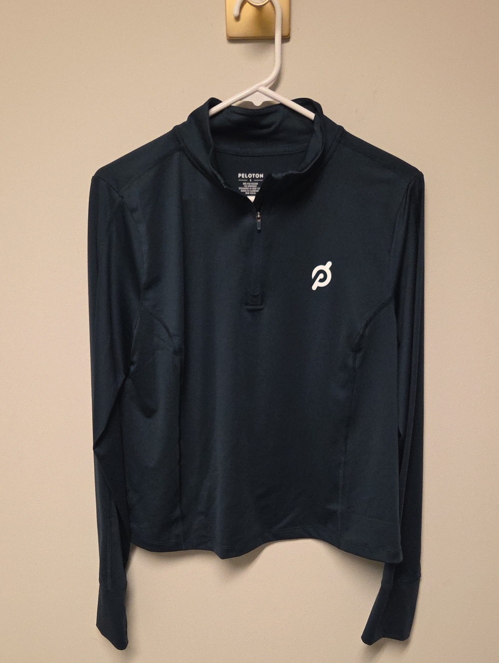 Peloton Women's Dark Green Quarter Zip, Large